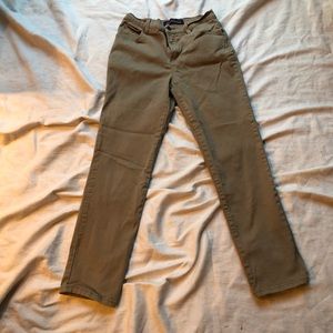 Gloria Venderbilt khaki denim pants